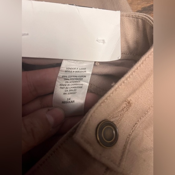 NWT Northern Reflections Sandcolored Town Pants!! - Picture 4 of 11